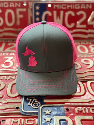 Pink crush ❄️❄️#sledmichigan logo.