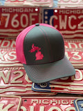 Pink crush ❄️❄️#sledmichigan logo.