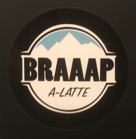 Braaap A-latte stickers